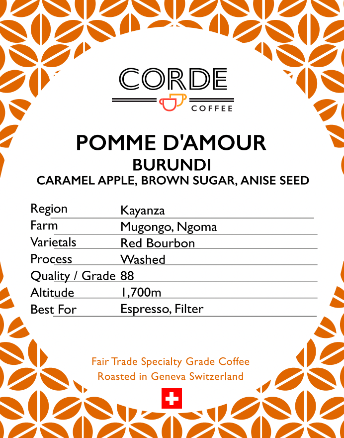 BURUNDI POMME D'AMOUR