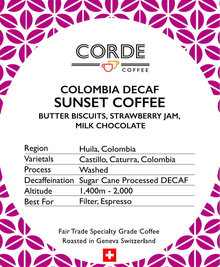Colombia DECAF - SUNSET COFFEE