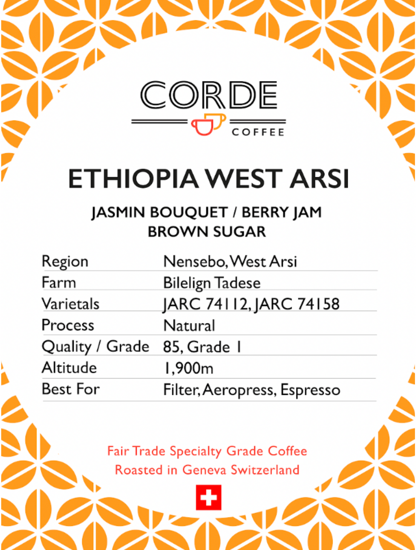 ETHIOPIE WEST ARSI