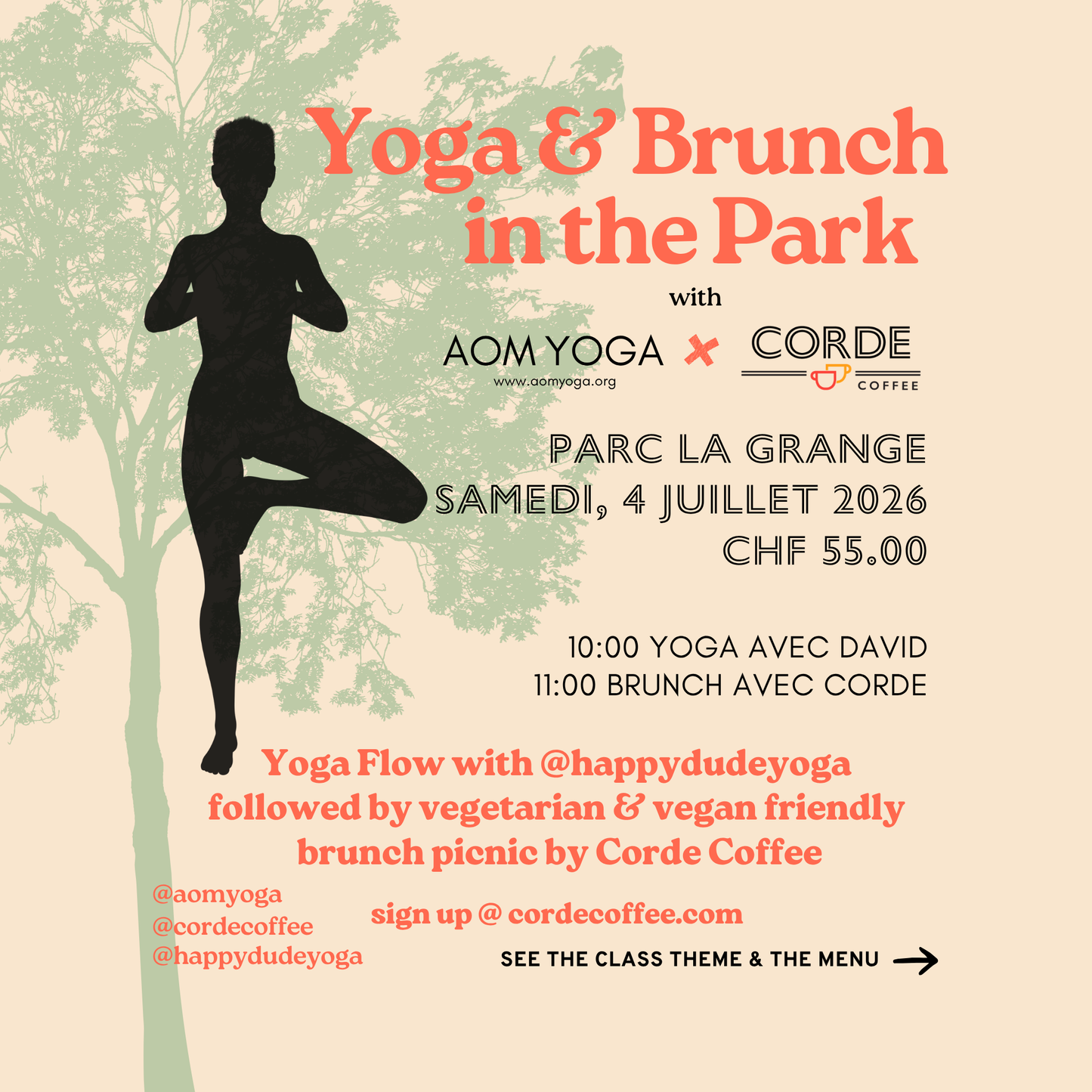 Yoga and Brunch 4 July 2026