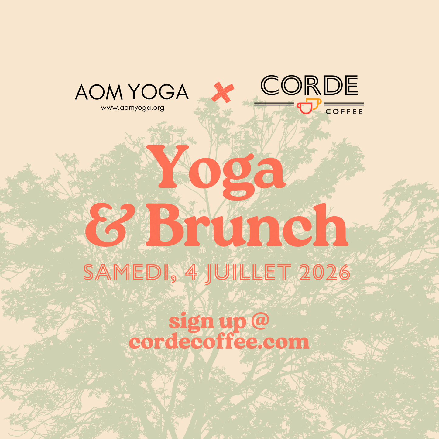 Yoga and Brunch 4 July 2026