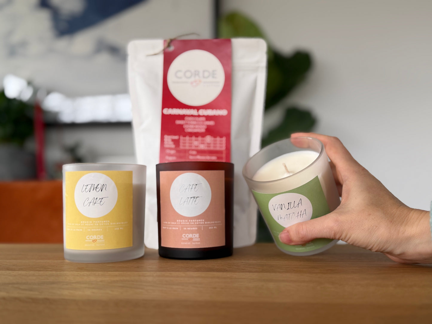 Corde Candle: Café Latte