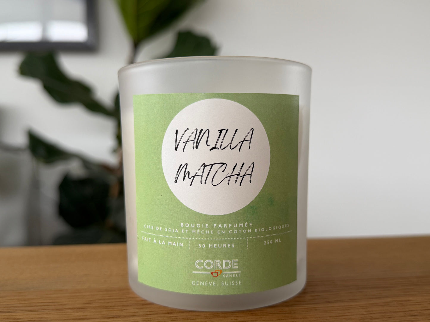 Corde Candle: Vanilla Matcha